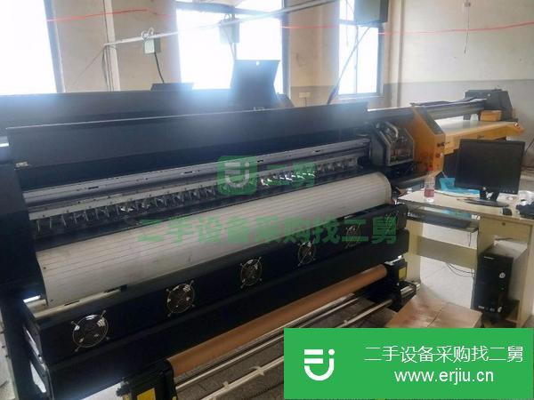 出售數(shù)碼打印機(jī),有效門幅1.8米,2017年機(jī)器9成新,黑邁牌