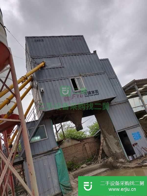出售轉讓16年方圓120D精品箱式攪拌站一臺