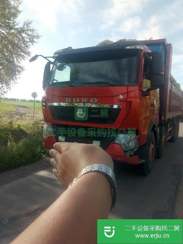 轉讓二手的九成新的豪沃t7H400自卸車