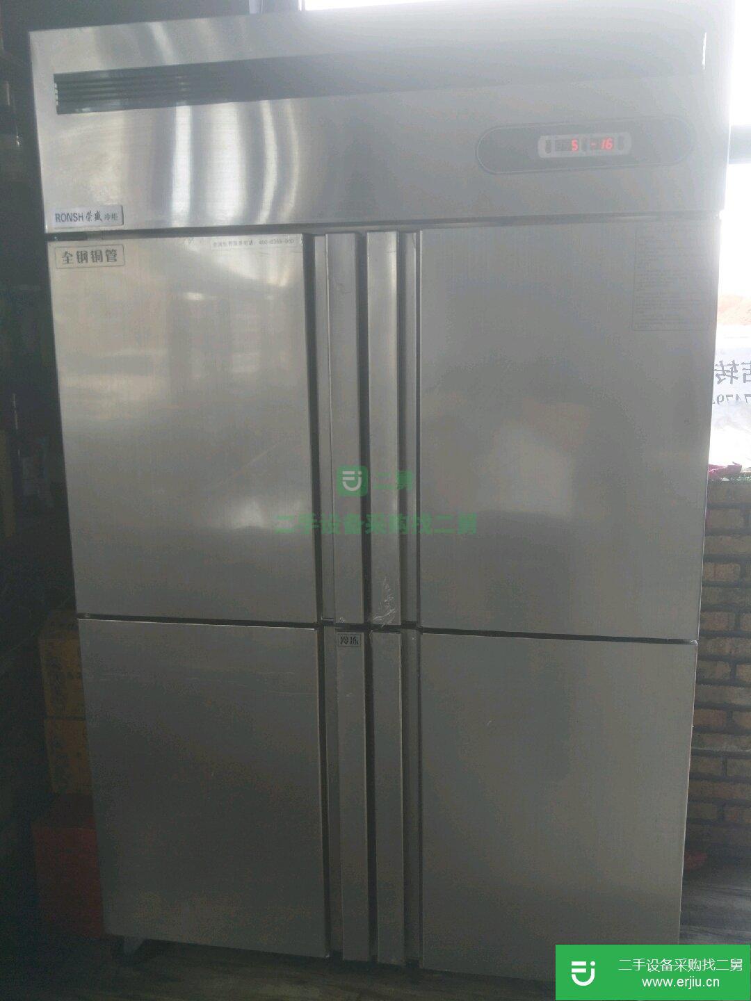 出售九成新飯店四開(kāi)門(mén)冰箱，燃?xì)鉄緺t一臺(tái)