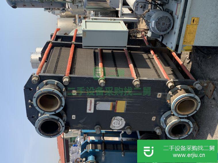 轉讓:出售二手換熱器，板式換熱器，不銹鋼換熱器