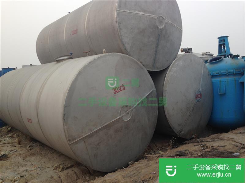 低價出售二手50噸不銹鋼 臥式/立式儲罐