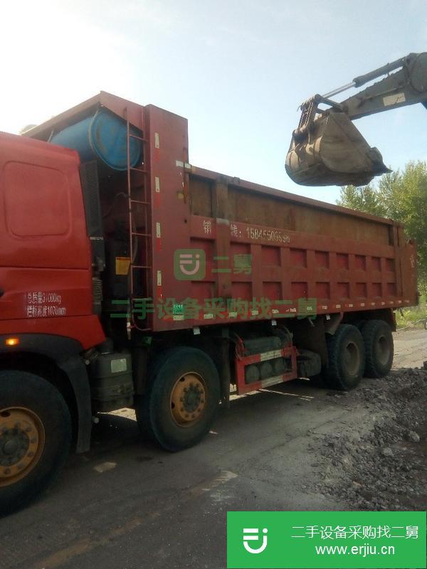 轉讓二手的九成新的豪沃t7H400自卸車