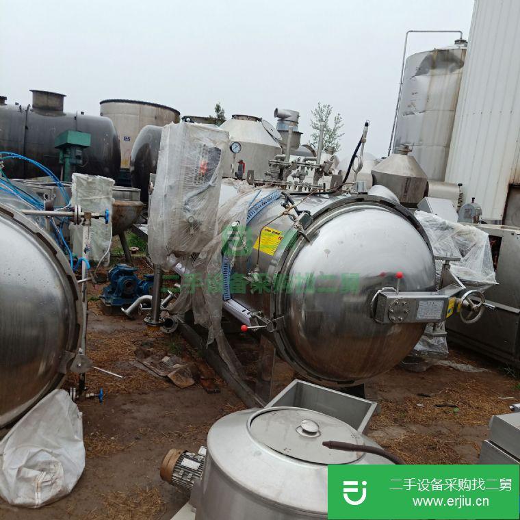 轉(zhuǎn)讓二手99成新不銹鋼殺菌鍋13臺(tái)二手殺菌鍋 4.47立方