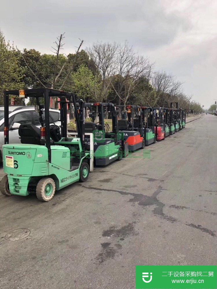 處理進口電動叉車，豐田小松力至優二手電動叉車價低