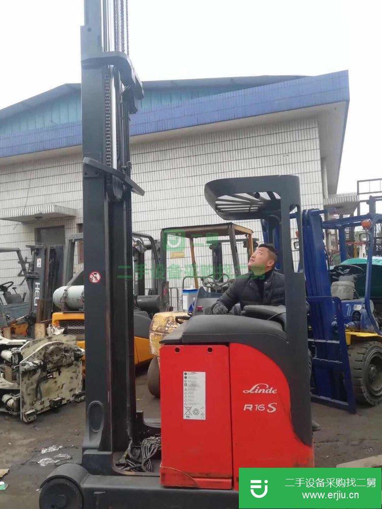 二手前移式電動叉車，林德1.5噸舉高5米二手叉車個人轉(zhuǎn)讓