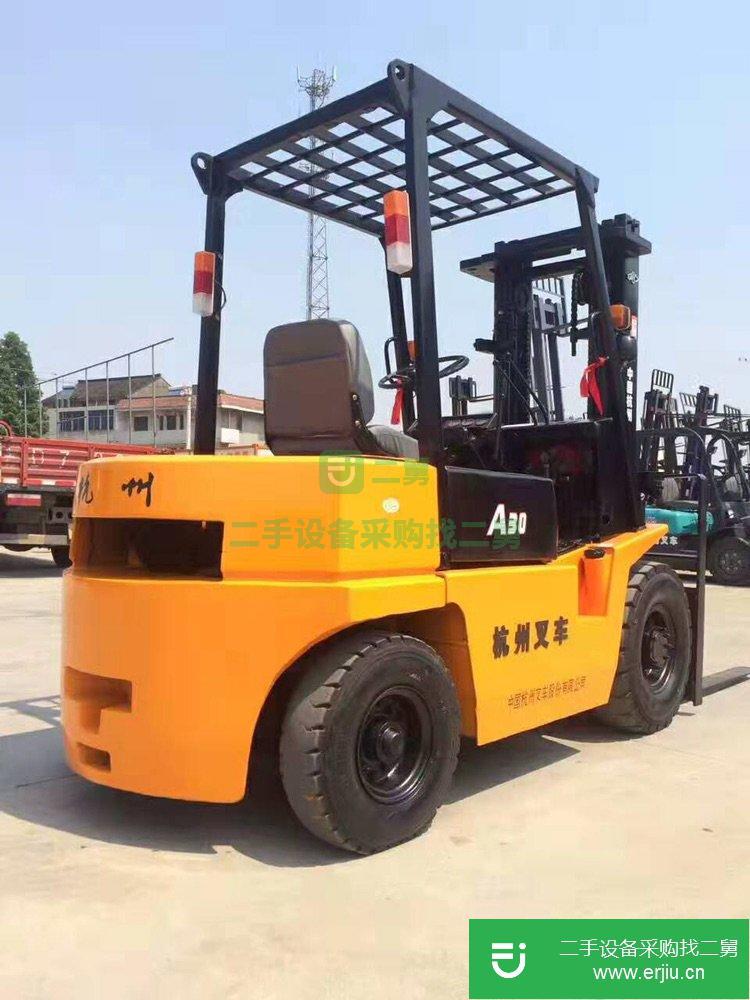 低價轉讓二手杭州3噸柴油叉車，二手3噸叉車價格便宜