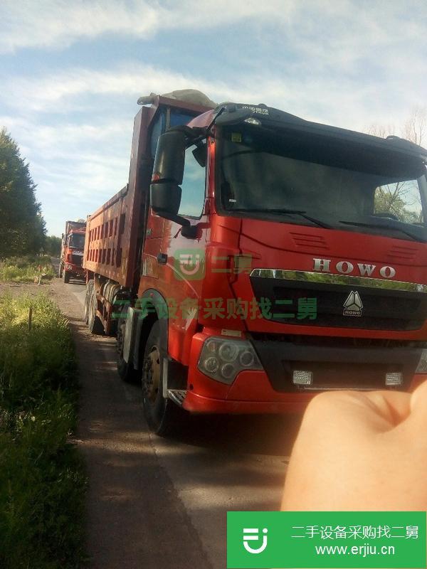 轉讓二手的九成新的豪沃t7H400自卸車