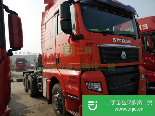 轉讓處理17年2月份國五牽引車,雙曲重體汕德卡,手續齊全,
