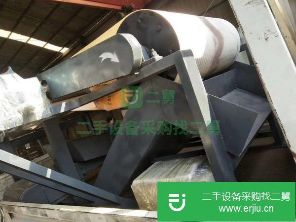 轉(zhuǎn)讓干式DHJ50-16磁選機直徑50公分1.6米長產(chǎn)量10噸左右