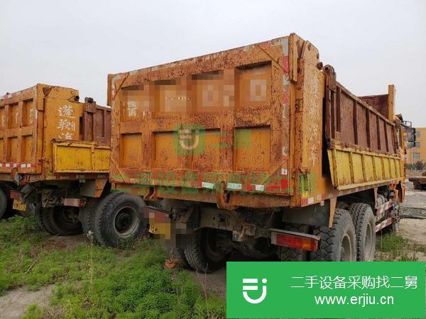 出售9臺15年國四陜汽德龍自卸車5.8米大箱手續齊全包提檔過戶