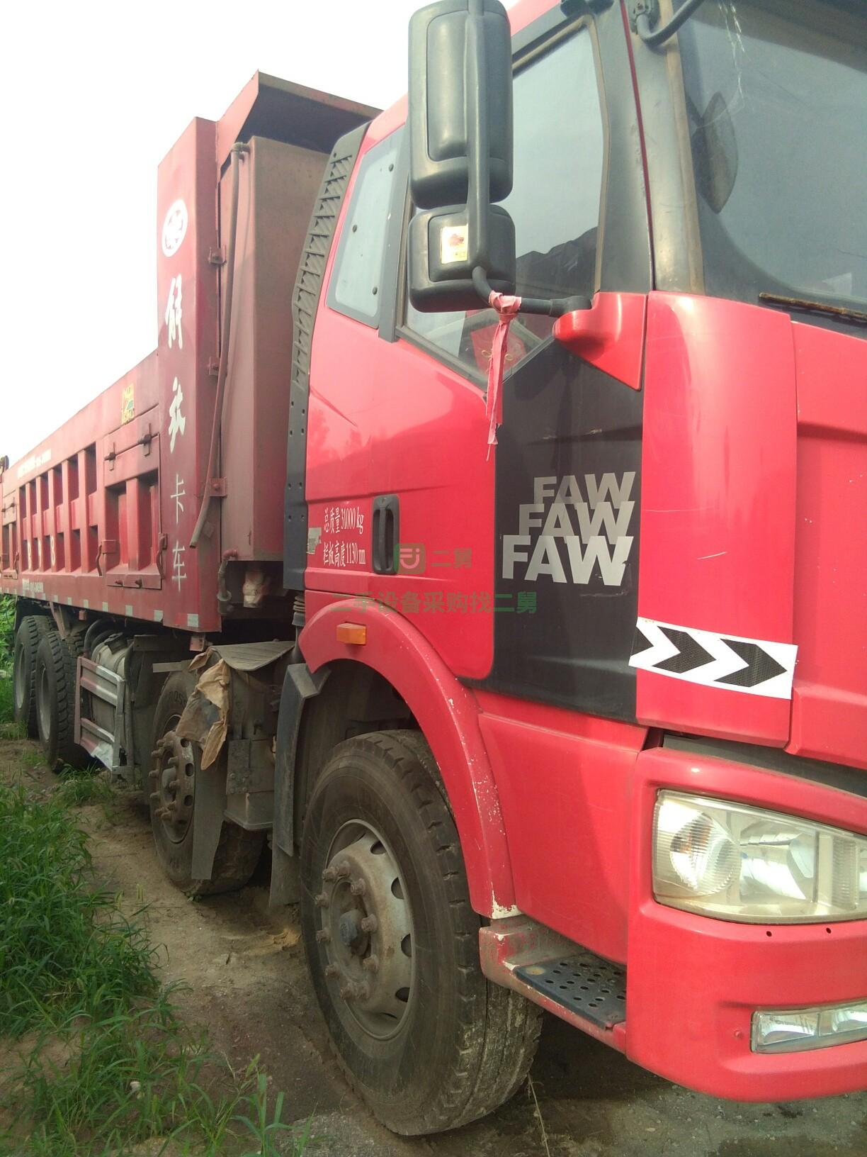 9成新二手自卸車，解放輕型前四后八國四電噴，唐山市灤縣