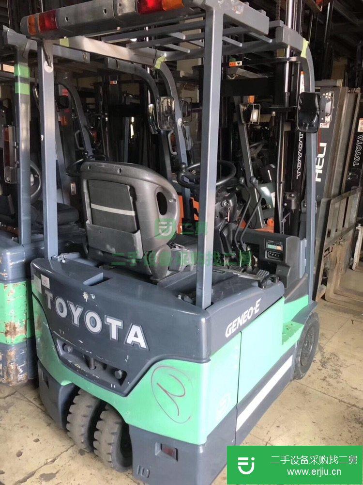 極品豐田1噸電動叉車，原裝進口二手電動叉車倉儲專用