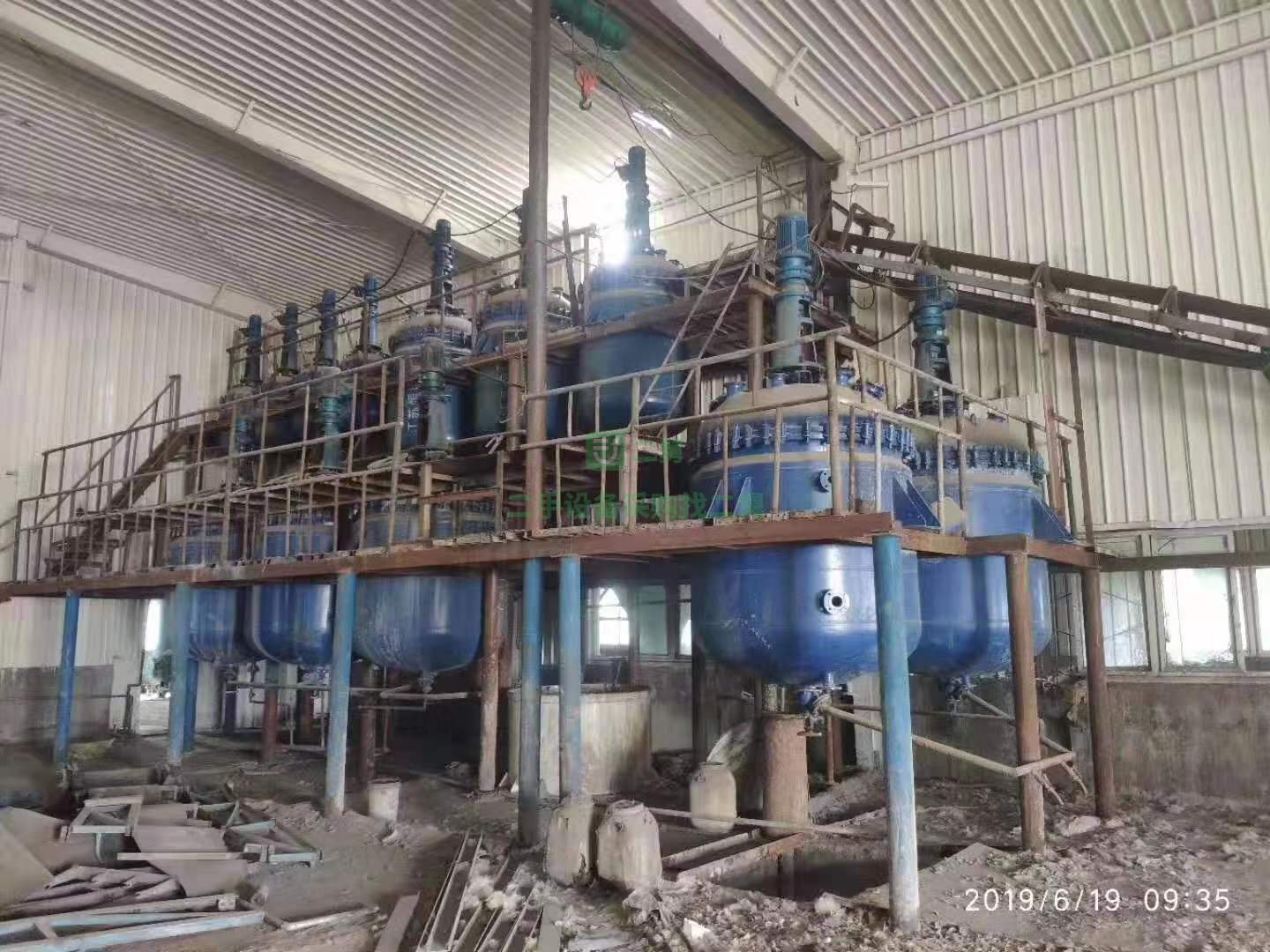 出售二手的2000L/3000L/5000L搪瓷反應釜