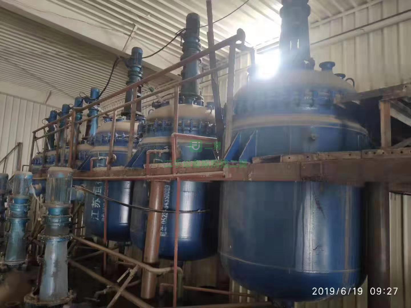 出售二手的2000L/3000L/5000L搪瓷反應釜