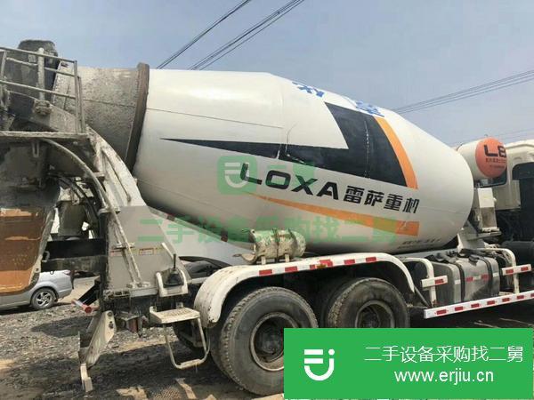 低價轉讓二手攪拌車歐曼大14方攪拌車,后八輪大罐車