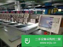 轉讓二手繡花機 便宜處理 2臺9針24頭330間距自動剪線,全伺服電機