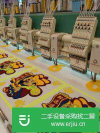 便宜轉(zhuǎn)讓二手繡花機(jī) 16個(gè)頭18個(gè)頭20個(gè)頭22頭26頭400原裝自動(dòng)剪線20臺(tái)