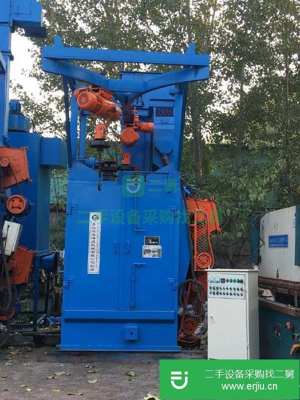 轉(zhuǎn)讓二手大型拋丸機(jī)Q37-30-60青島產(chǎn)Q69三相步進(jìn)拋丸機(jī)