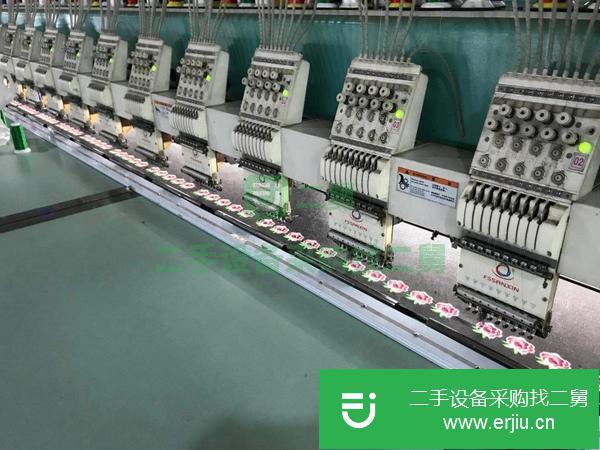 出售傲宇二手繡花機全伺服全高速