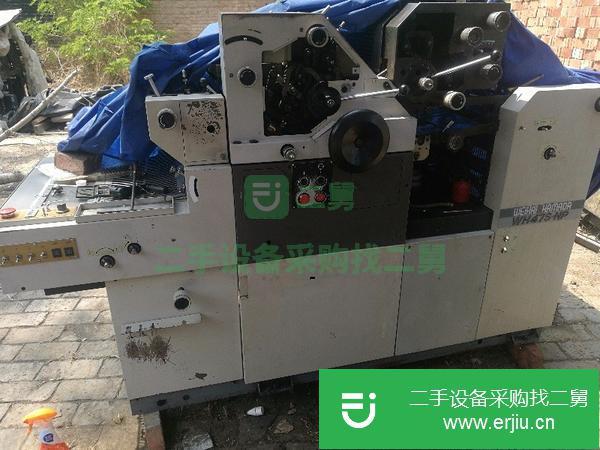 轉讓威海濱田47雙色打碼印刷機