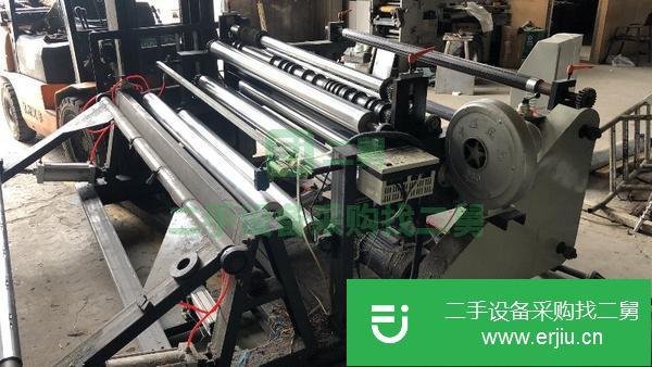 出售1600型臥式圓刀直刀分切機(jī)