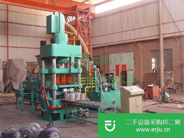 轉讓立式液壓400T鐵粉壓塊機一套