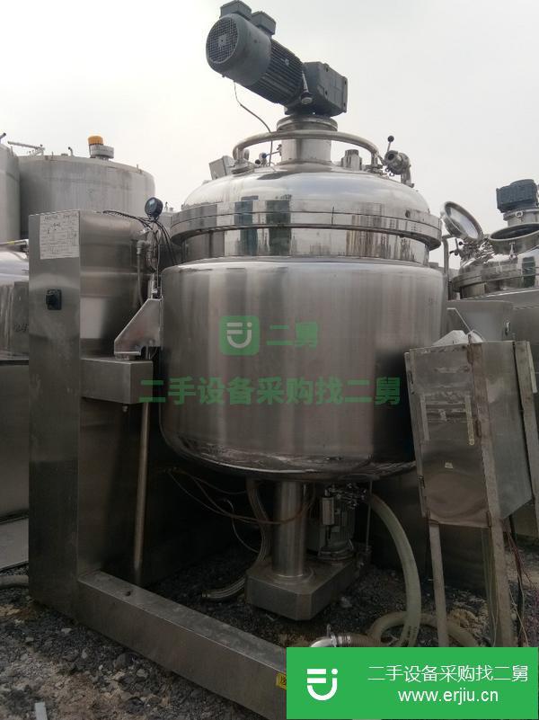轉讓八成新不銹鋼乳化鍋乳化機