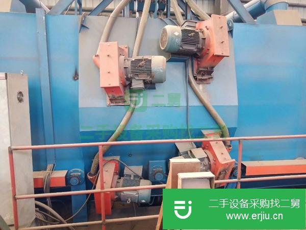 轉(zhuǎn)讓出售二手通過拋丸機(jī)16年設(shè)備開口寬1.2米高2米九成新