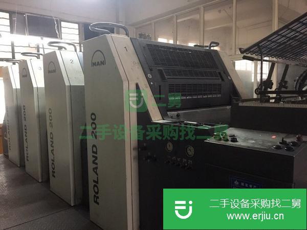 轉讓羅蘭720大四開四色膠印機標配