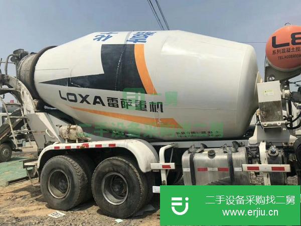低價轉讓二手攪拌車歐曼大14方攪拌車,后八輪大罐車