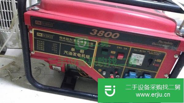 轉讓單項汽油發電機組閑置,待處理
