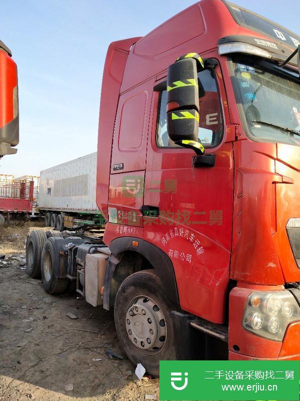 轉(zhuǎn)讓二手15年豪沃T7牽引車440馬力國四 支持分期 手續(xù)齊全 可提檔過戶