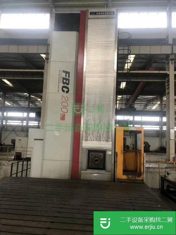 在位出售沈陽BFC200r數(shù)控落地式銑鏜床