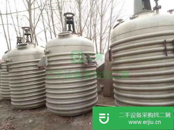 轉(zhuǎn)讓二手反應(yīng)釜 不銹鋼反應(yīng)釜 搪瓷 500-5000升 搪瓷完好