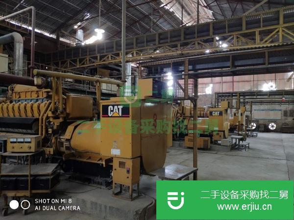 轉讓三套天然氣卡特發電機組,在臺位可試機