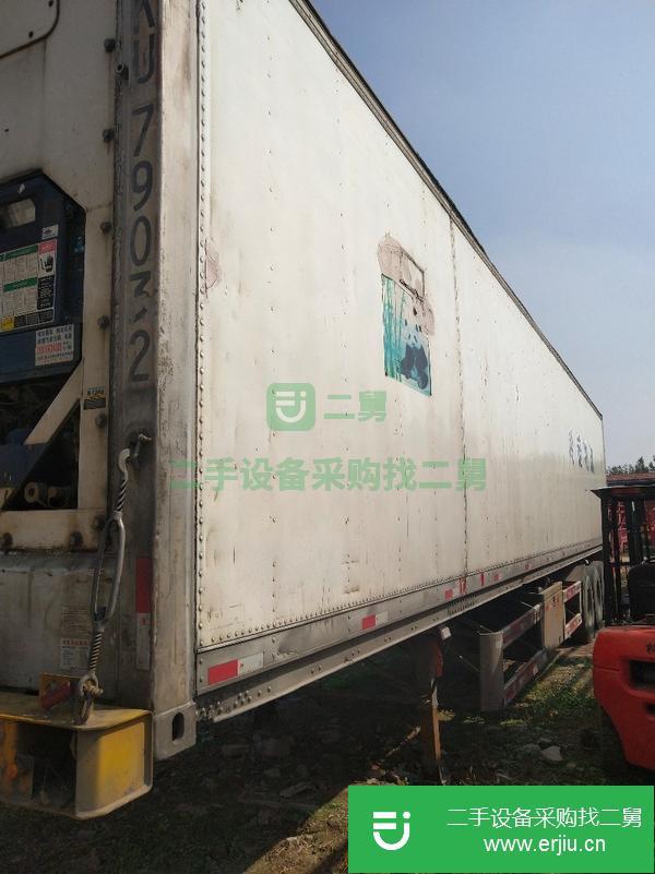 轉讓二手凱利15米冷藏車 馬斯基二代箱子 揚州中集板子輕型掛