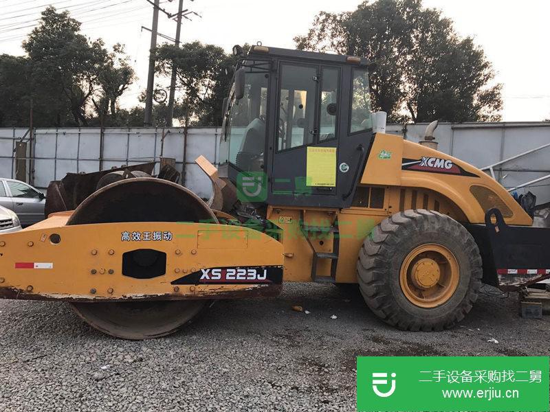 泰州轉讓二手22噸壓路機,徐工26噸振動壓路機