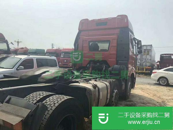 轉讓二手15年解放J6雙導向牽引車420馬力 原車手續 包提檔支持分期