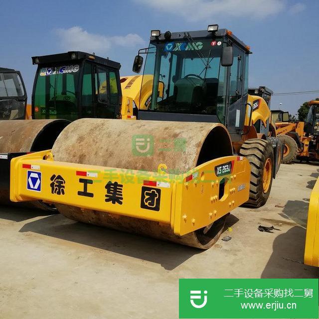 湖州原版二手22噸壓路機低價出售