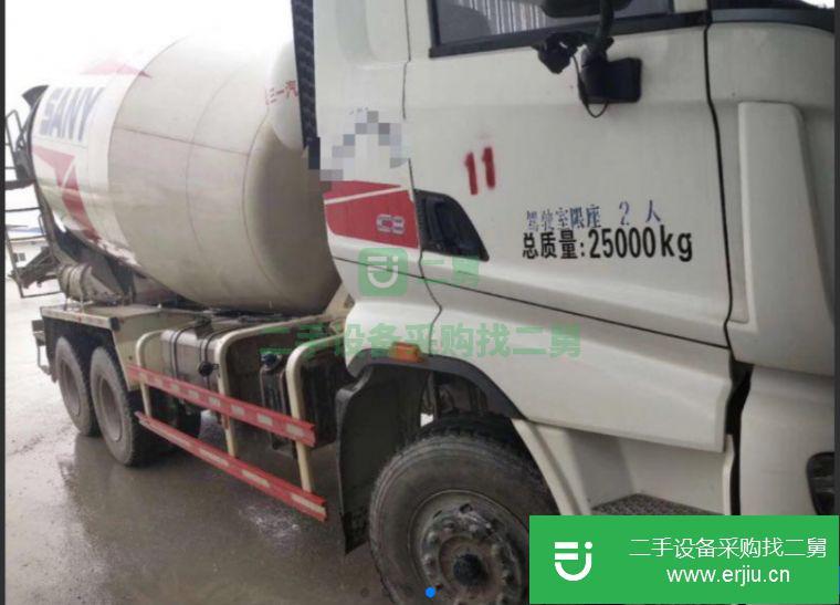 轉讓:三一C8大12方攪拌車廣西梧州國五車