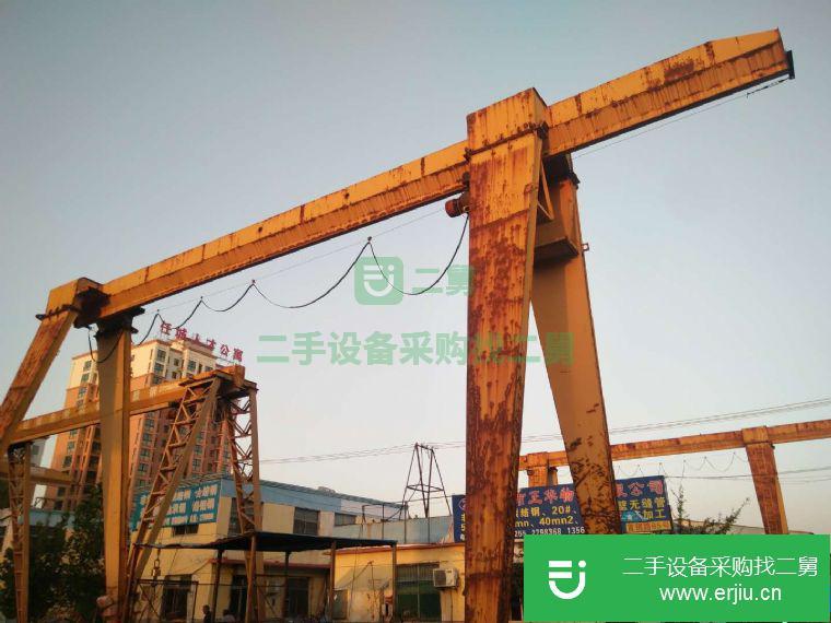 轉(zhuǎn)讓:現(xiàn)貨出售二手起重機(jī)龍門吊橋式單梁5噸25噸