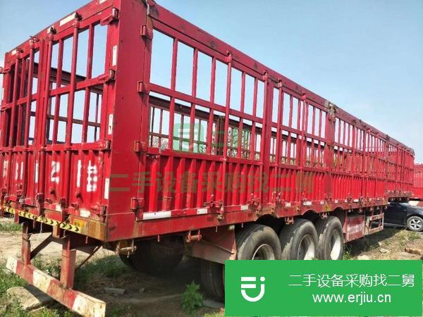 轉讓13米高低板倉欄半掛車