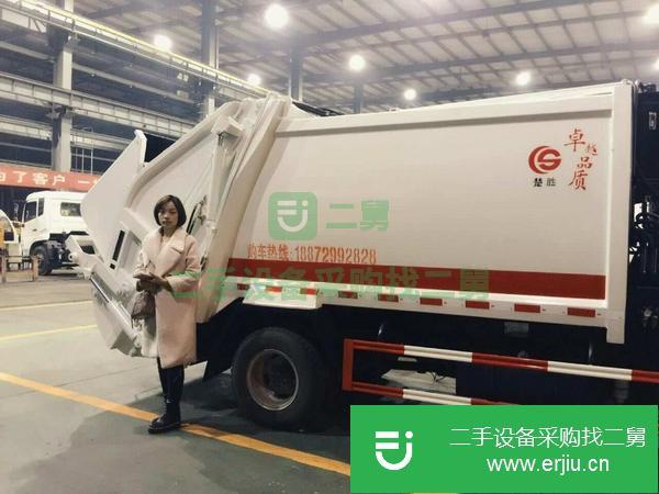 轉讓楚勝8噸后裝式壓縮垃圾車便宜賣