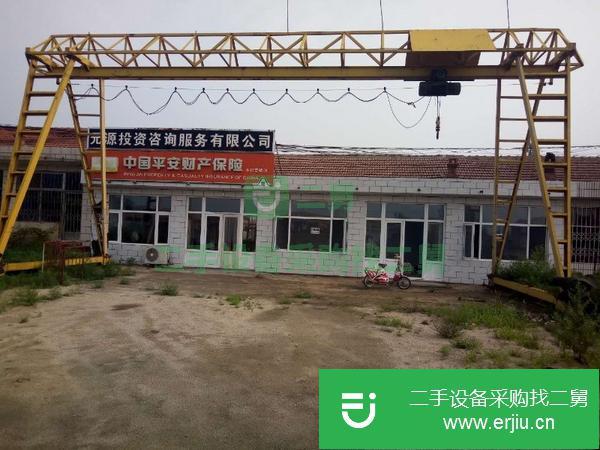 低價出售龍門吊行車起重機單梁橋式LD5噸跨度10.65米一臺