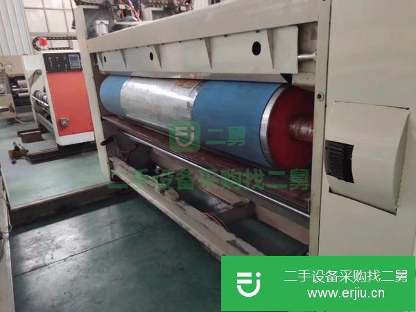 轉讓立飛2600*410四色高速圓模印刷機,紙箱機械