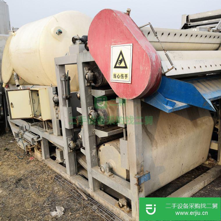 轉(zhuǎn)讓:9成新二手帶式壓濾機(jī) 污泥水處理專用壓濾機(jī)