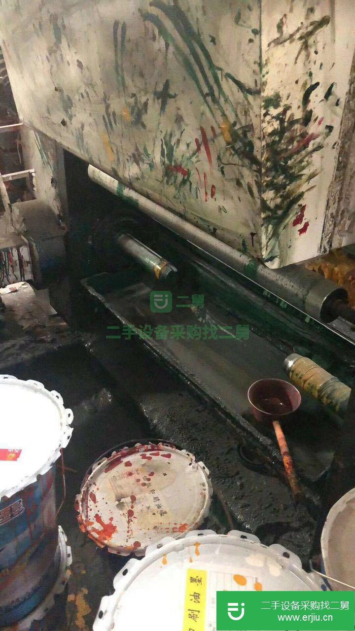 出售二手1000型三色無(wú)軸凹印機(jī)