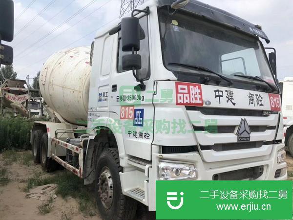 出售二手的大12方豪沃，國四排放攪拌車