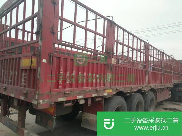轉讓13米高低板倉欄半掛車